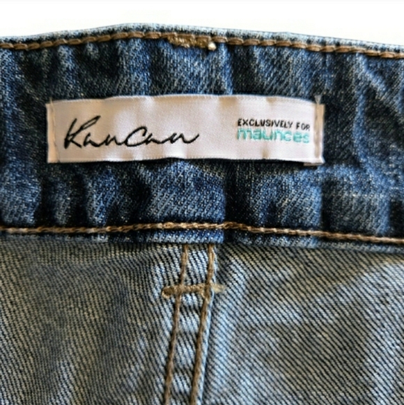 Kancan Jean Shorts Stretch Denim Plus Size 14 XL Blue 💙 NEW - Picture 4 of 7
